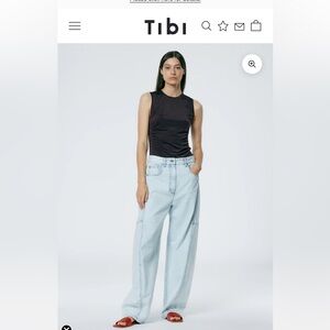 Tibi bleached Sids: jeans-29P